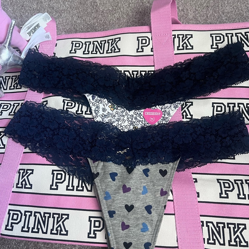 Pink thong Set